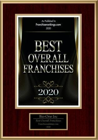 Bio-One decontamination and biohazard cleaning team award