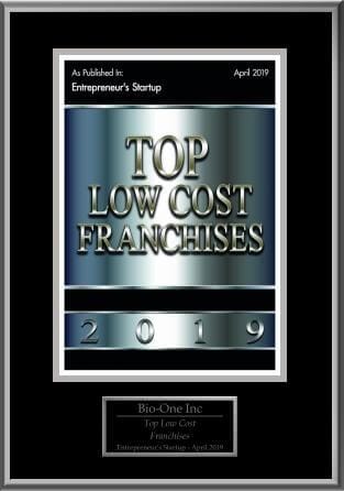 Bio-One decontamination and biohazard cleaning team award