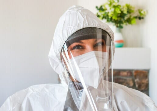 Bio-One of Orlando crew in full protective gear