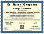 Osha Hozwoper Certified