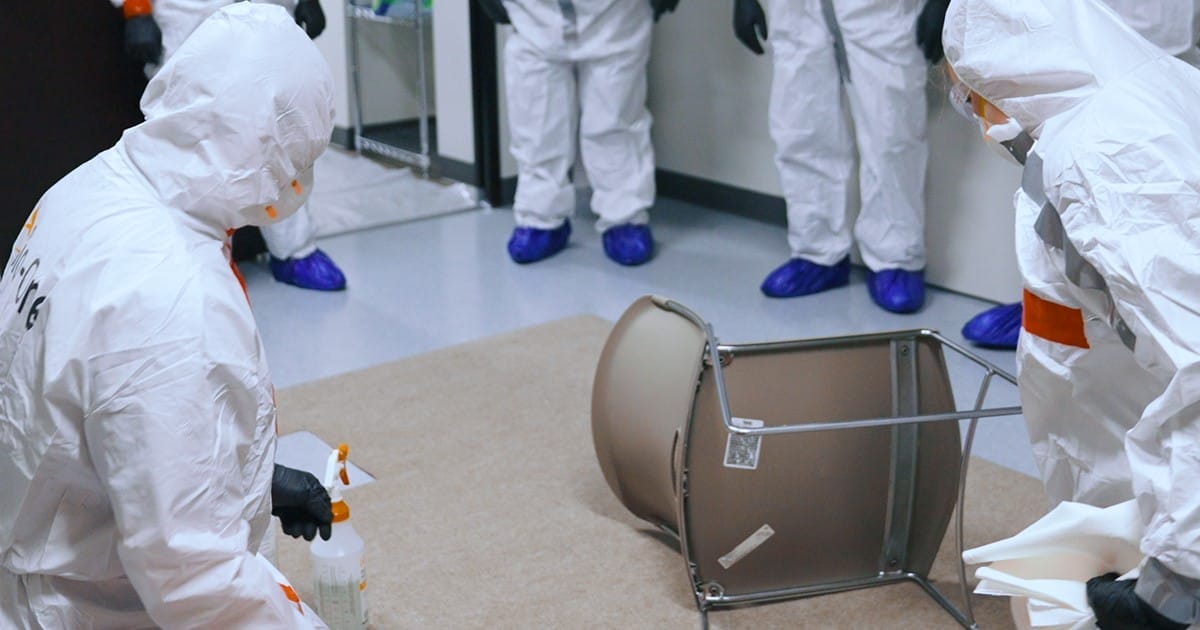  Bio-One team members have extensive classroom and hands-on training before working in the field.